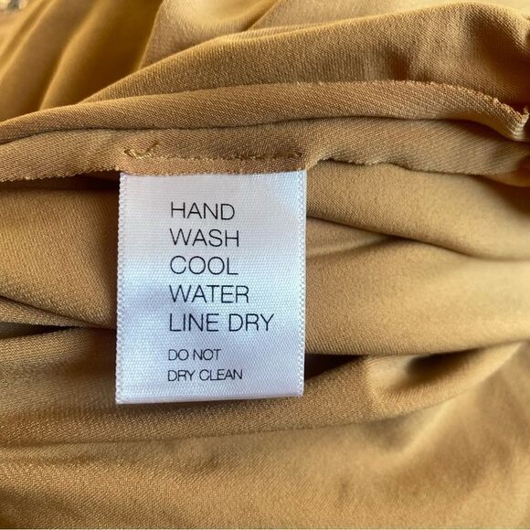 Norma Kamali Diana Gown nude tan midi dress bodycon Revolve New S - Picture 11 of 13